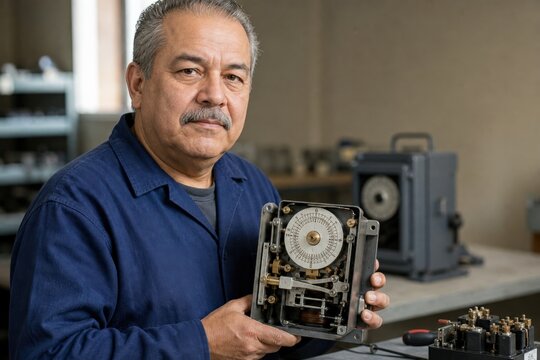 Railway Signal Maintenance Holding Restored Relay Timer