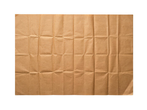 Textured beige paper with grid pattern isolated on clean background