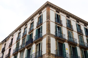 Fototapeta premium facade of a building in Spain