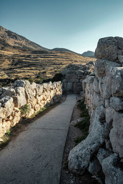 North Postern Gate of Ancient Mycenae, Greece