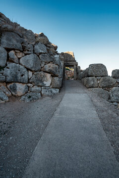 North Postern Gate of Ancient Mycenae, Greece