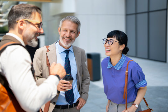 Colleagues Talking After Work