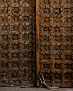 Weathered Wooden Doors