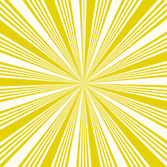 Fototapeta premium Vibrant Radial Sunburst Pattern with Bright Yellow Gradient Lines