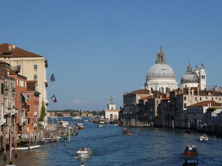 Naklejka premium Gran Canal con Santa Maria della Salute