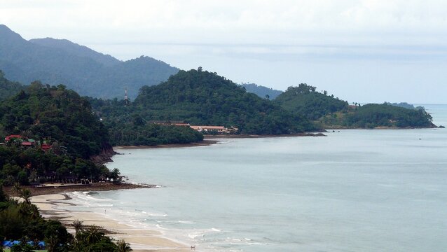 Tropical coast of Koh Chang island, Trat province, Thailand