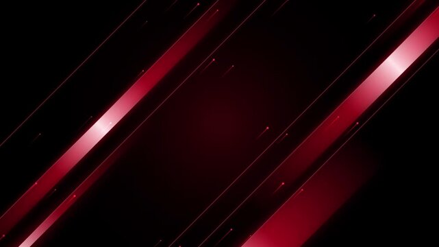 Red glowing abstract light streaks motion blur dynamic energy