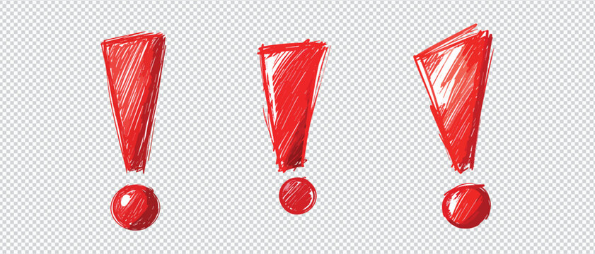 Red Cross Mark Brush Stroke Vector Illustration Collection