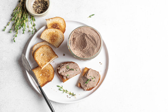 Homemade smooth liver pate
