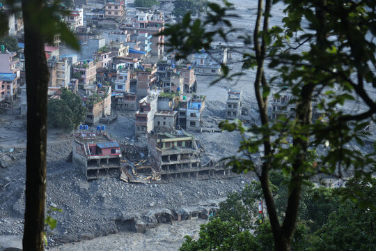 Bhotekoshi Flood: Rescue Teams Search for Missing People