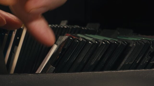Floppy disk many retro close up macro vintage diskette computer data storage collection stack detail
