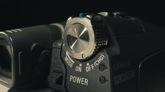 Camera professional cinema MiniDV video camcorder close up broadcast film equipment device