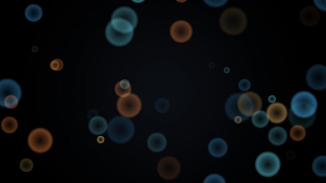 Bokeh Blur Light Circle Background - 4K Loopable Motion