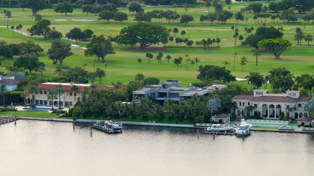 Aerial video Billionaire Bunker Indian Creek luxury mansion homes of the ultra wealthy