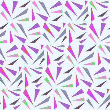 Colorful geometric abstract pattern with triangles
