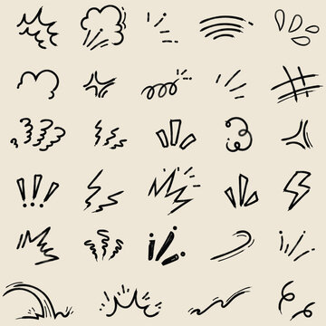 Hand-Drawn Doodle Elements Set