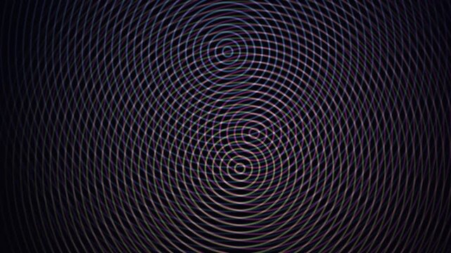 Circular ripple patterns creating a modern looping background effect.
