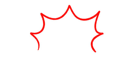 Hand Drawn Red Explosion Impact Burst Clipart © SomiMotion