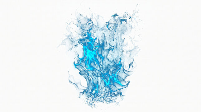 water splash isolated on white background