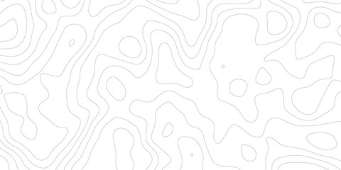 White abstract wave paper spiral area world topography map curved reliefs design. geographic contour map elevation mapping artwork with soft grey lines wallpaper background. © MD