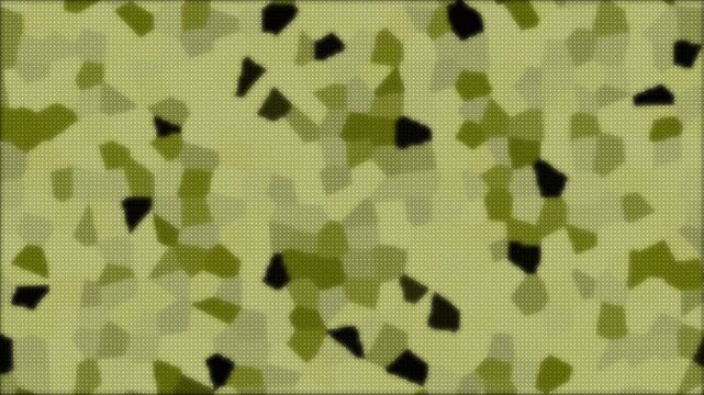 Abstract desert camouflage pixel dot background. Military army camo pattern texture for tactical design, gaming, and apparel.
