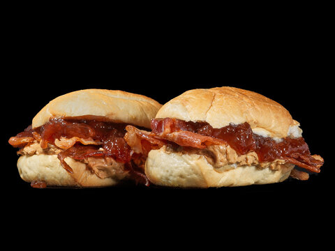 Peanut Butter, Jelly and Bacon Sandwich