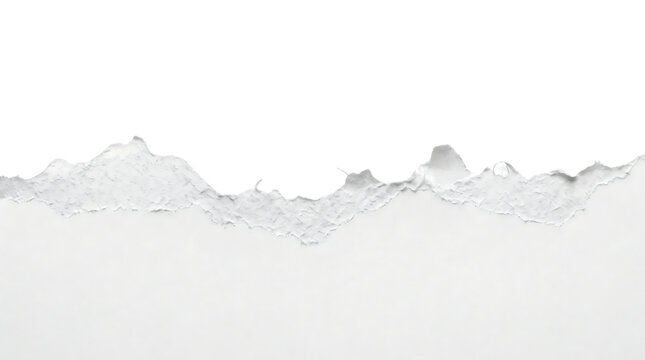 Torn paper edge with rough texture
