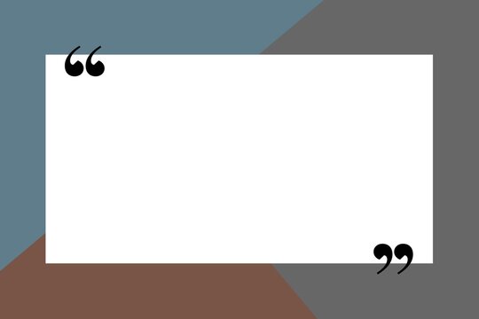 Blank motivational quote template for social media post and for inspirational posters. 