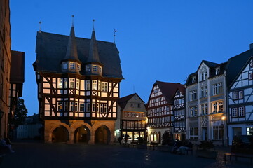 Fototapeta premium Marktplatz mit Rathaus in Alsfeld