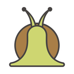 Cartoon snail icon © desyel