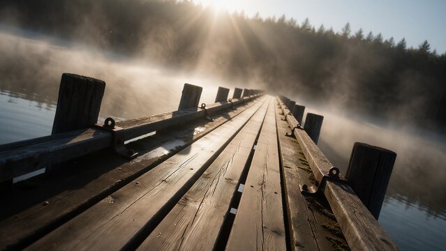 Dutch-Angle Lakeside Pier 
