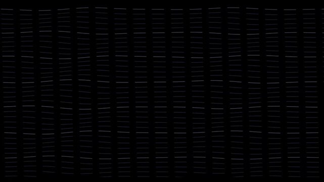Minimalist abstract background, with moving horizontal, dashes and lines, pattern