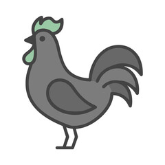 Rooster illustration © diana