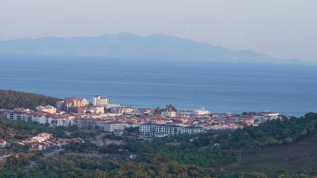 Scenic Ayvalik Sarimsakli Coastline with Turquoise Sea View