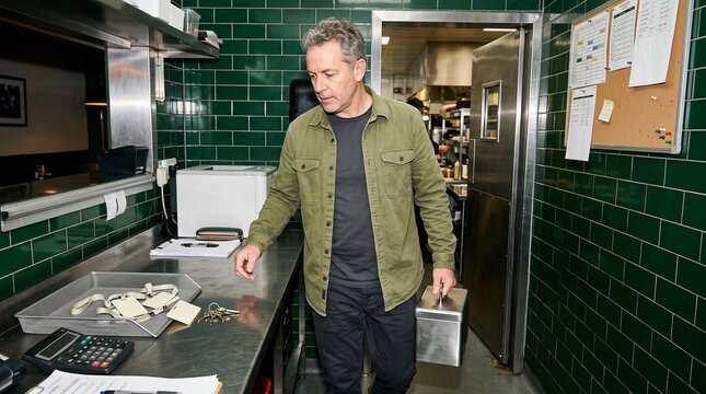 Restaurant owner secures returned keys after staff exit