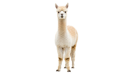Alpaca Standing Alert Facing Forward © Lichins