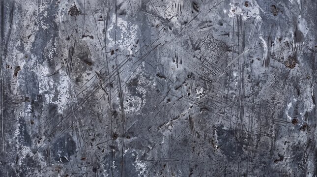 Scratched Grunge Metal Texture Background Surface