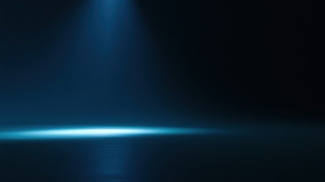 Lighting creates an elegant backdrop in a dark setting, focusing attention on a specific area suited for performances or displays.