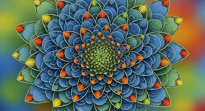 abstract flower background