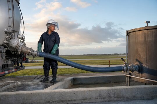 Runway Rubber Removal Contained Of Recovered Cleaning Slurry