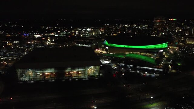 Portland Downtown Drone