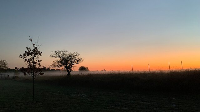 Misty morning Sunrise in Cookstown 