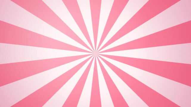 pink sunburst background featuring retro sunbeam rays and comic pop art radial lines for creative design