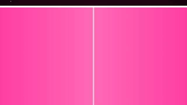 Bright neon pink dual split screen panel with a thin vertical white line separator for creative graphic design layouts and digital display frames 4K Motion Video
