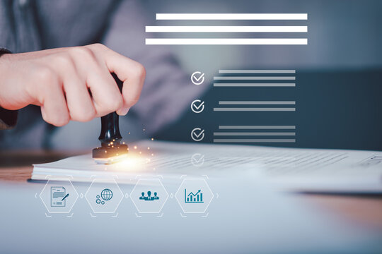 Compliance officer reviews document approval, verification, audit, certification, standards, accuracy, and regulatory requirements to ensure reliable records and authorized organizational processes.
