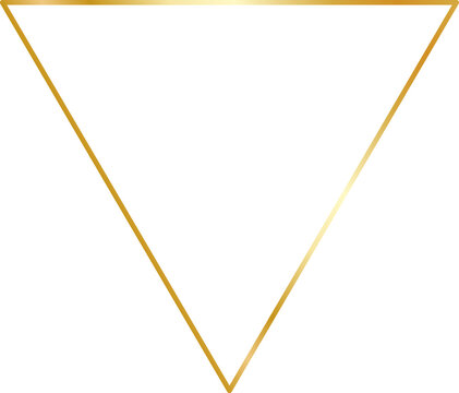 Gold Gradient triangle Border