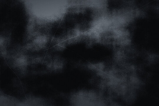 Dark moody charcoal background displays deep black abstract textures and fine white scratched elements for mysterious artistic overlay designs.