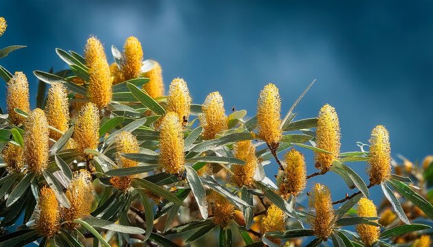 Elaeagnus Umbellata In Bloom