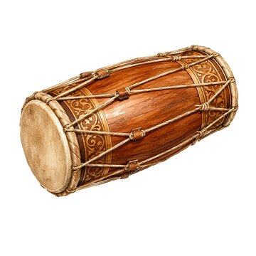 Traditional Indonesian Kendang Drum &ndash; Authentic Gamelan Percussion Instrument