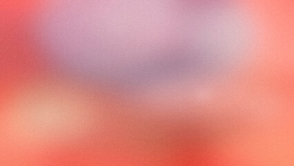 Obraz premium A vibrant coral-red to pink gradient with subtle glow and misty texture creates energy and warmth, perfect for lifestyle banners and social posts.